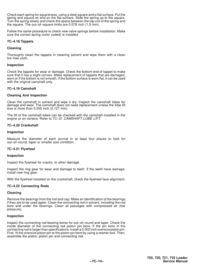 Bobcat 700 720 721 722 Loader Service Manual - Image 6