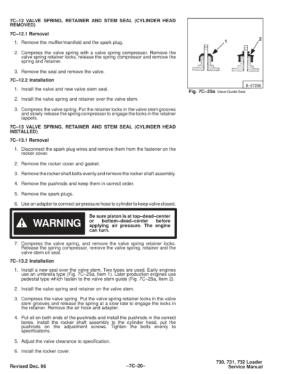 Bobcat 730 731 732 Loader Service Manual - Image 7