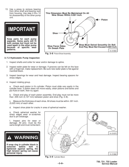 Bobcat 730 731 732 Loader Service Manual - Image 10