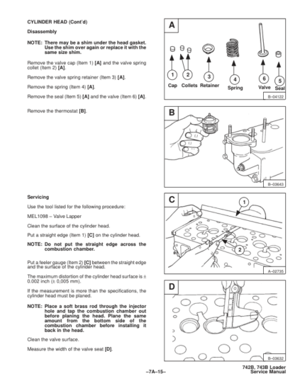 Bobcat 742B 743B Loader Service Manual - Image 6