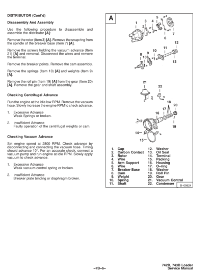 Bobcat 742B 743B Loader Service Manual - Image 8