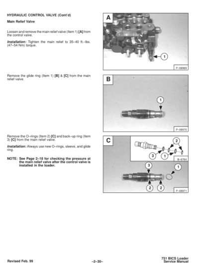 Bobcat 751 Loader Service Manual SN 515711001 515729999 515611001 515619999 - Image 10