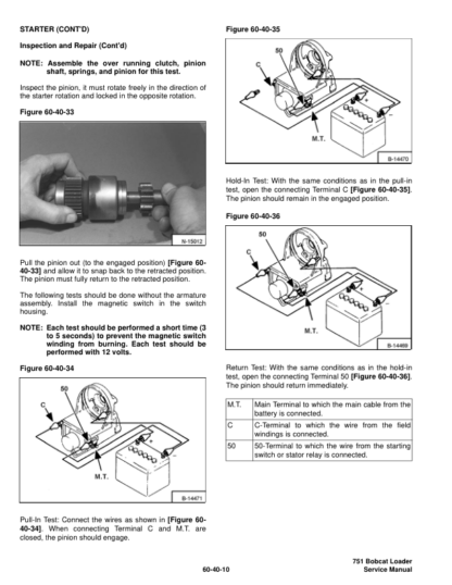 Bobcat 751 Loader Service Manual SN 515730001 515620001 - Image 9