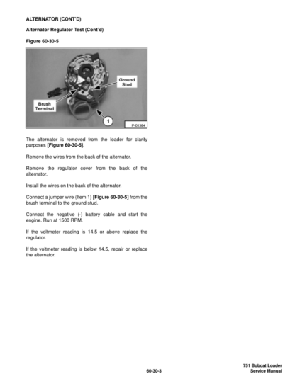 Bobcat 751 Loader Service Manual SN 515730001 515620001 - Image 8
