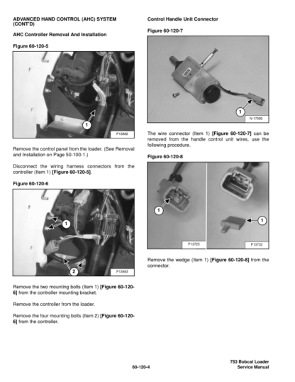 Bobcat 753 Loader Service Manual SN 515830001 516220001 - Image 10
