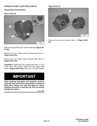 Bobcat 753 Loader Service Manual SN 515830001 516220001 - Image 7