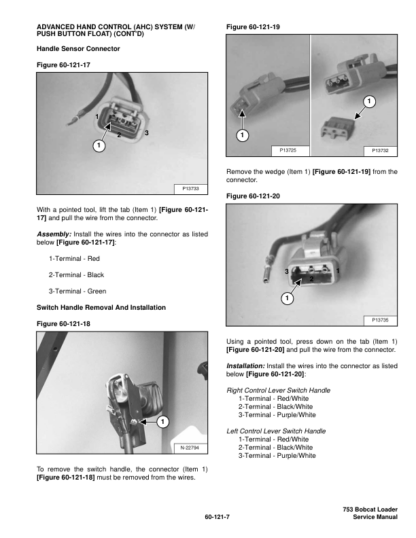 Bobcat 753 Loader Service Manual SN 515830001 516220001 - Image 11
