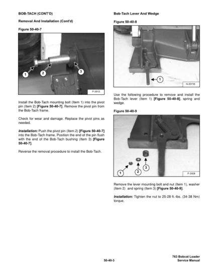Bobcat 763 Loader Service Manual - Image 8