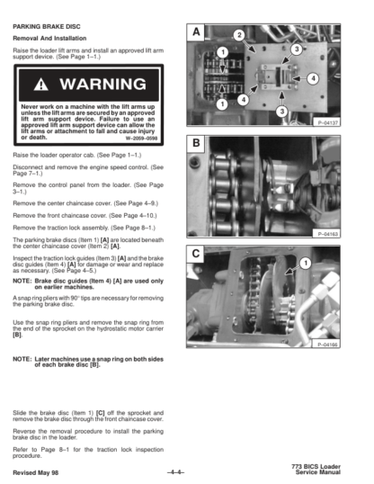 Bobcat 773 Loader Service Manual Europe Only - Image 7