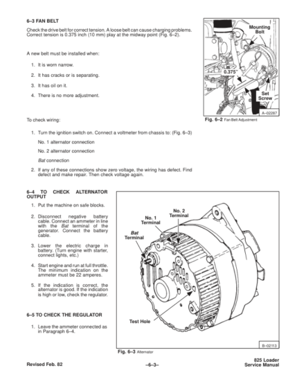 Bobcat 825 Loader Service Manual - Image 10