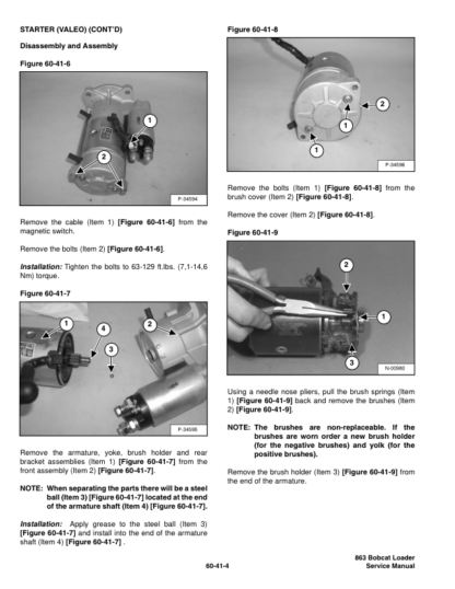 Bobcat 863 Loader Service Manual 2006 - Image 8