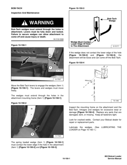 Bobcat 863 Loader Service Manual 2006 - Image 7
