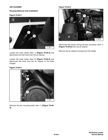 Bobcat 863 Loader Service Manual 2006 - Image 9