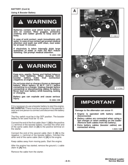 Bobcat 864 Loader Service Manual 1999 - Image 7