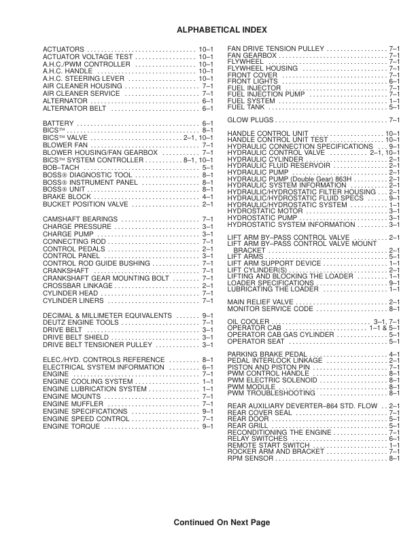 Bobcat 864 Loader Service Manual 1999 - Image 3