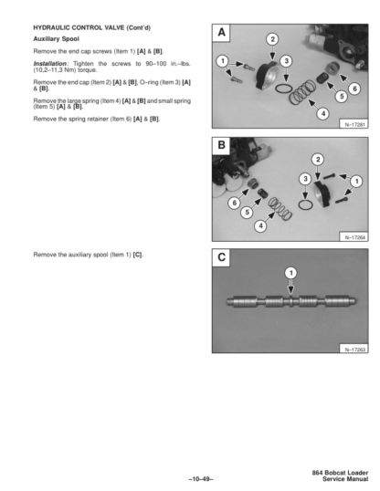 Bobcat 864 Loader Service Manual 1999 - Image 11