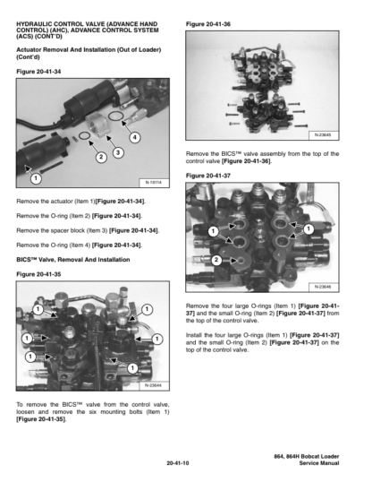 Bobcat 864 Loader Service Manual 2010 - Image 7