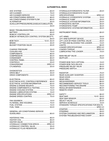 Bobcat 864 Loader Service Manual - Image 3