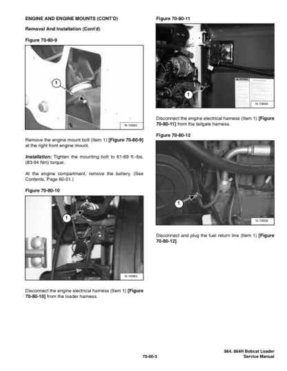 Bobcat 864 Loader Service Manual - Image 10