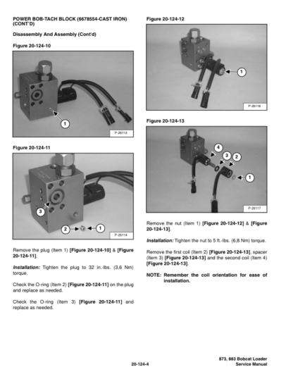 Bobcat 873 883 Loader Service Manual 2006 - Image 8