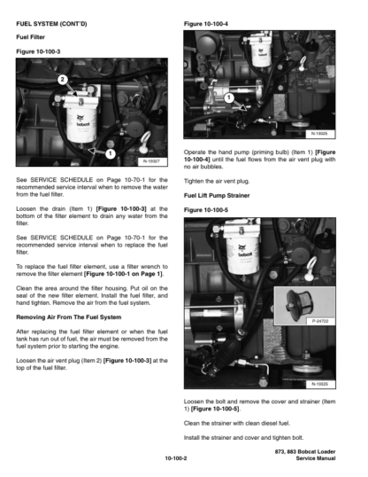 Bobcat 873 883 Loader Service Manual 2010 - Image 6
