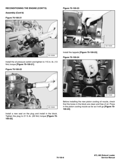 Bobcat 873 883 Loader Service Manual 2010 - Image 10