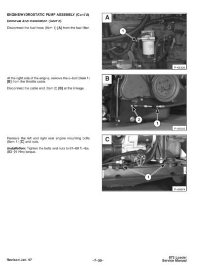 Bobcat 873 Loader Service Manual 2010 - Image 7