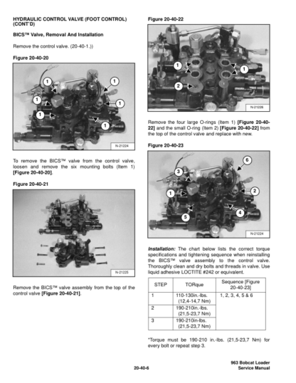 Bobcat 963 Skid Steer Loader Service Manual 6900988 - Image 5