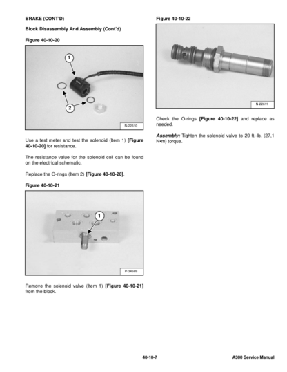 Bobcat A300 All-Wheel Steer Loader Service Manual SN 539911001 540011001 - Image 7