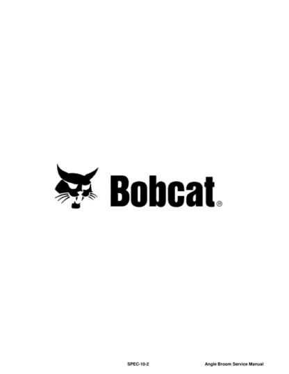 Bobcat Angle Broom 84V Service Manual - Image 9