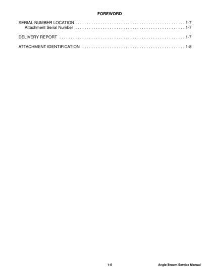 Bobcat Angle Broom 84V Service Manual - Image 4