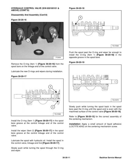 Bobcat Backhoe Service Manual - Image 7