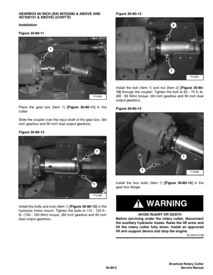 Bobcat Brushcat Rotary Cutter Service Manual - Image 5