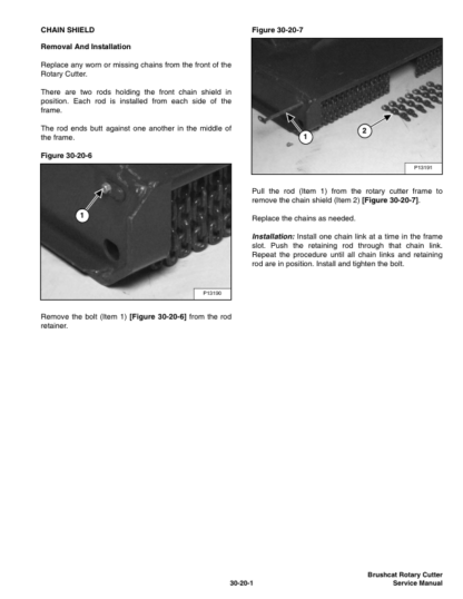 Bobcat Brushcat Rotary Cutter Service Manual - Image 4