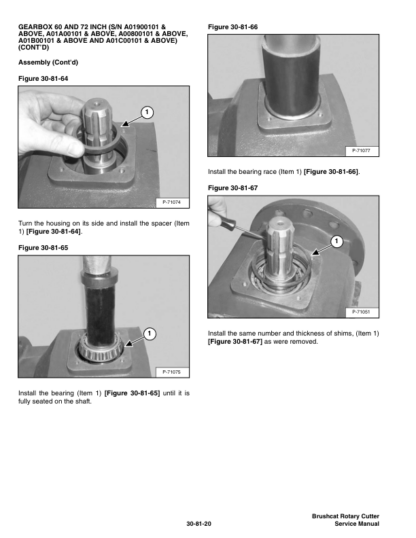 Bobcat Brushcat Rotary Cutter Service Manual - Image 7