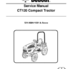 Bobcat CT120 Compact Tractor Service Manual - Image 2