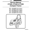 Bobcat CT440 CT445 CT450 Compact Tractor Service Manual - Image 2