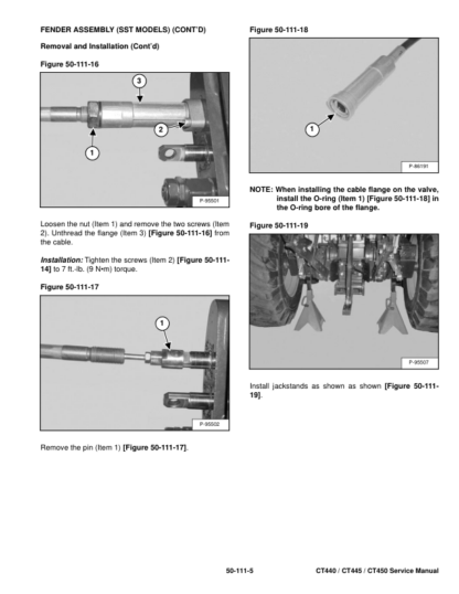 Bobcat CT440 CT445 CT450 Compact Tractor Service Manual - Image 11
