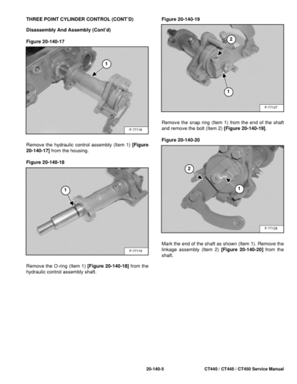 Bobcat CT440 CT445 CT450 Compact Tractor Service Manual - Image 8