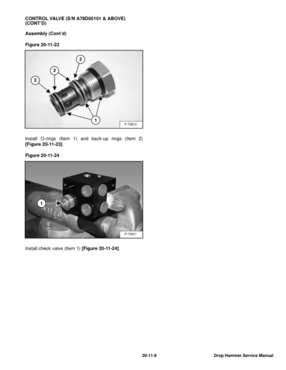Bobcat Drop Hammer Service Manual SN 005800101 A78D00101 - Image 7
