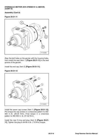 Bobcat Drop Hammer Service Manual SN 005800101 A78D00101 - Image 8