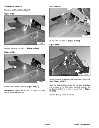 Bobcat Grader 84 Service Manual SN 648000101 - Image 9