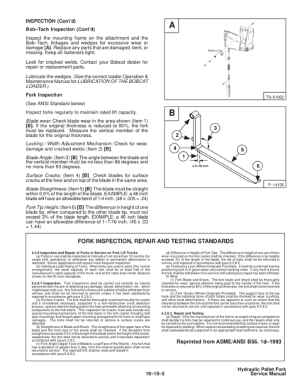 Bobcat Hydraulic Pallet Fork Service Manual - Image 5