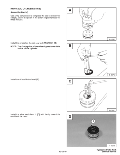 Bobcat Hydraulic Pallet Fork Service Manual - Image 6