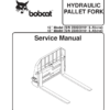 Bobcat Hydraulic Pallet Fork Service Manual - Image 2