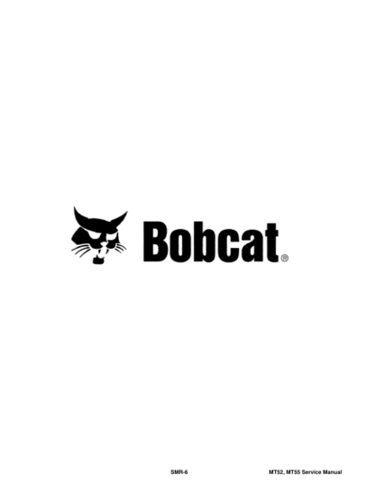 Bobcat MT52 MT55 Mini Track Loader Service Manual 2010 - Image 8