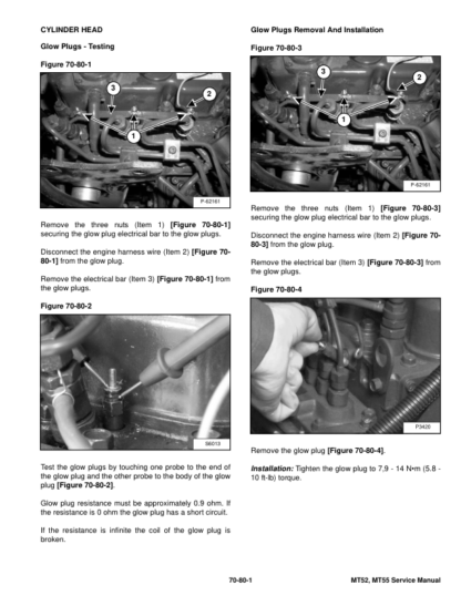 Bobcat MT52 MT55 Mini Track Loader Service Manual 2011 - Image 8
