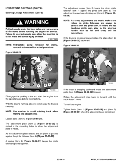 Bobcat MT52 MT55 Mini Track Loader Service Manual 2011 - Image 5