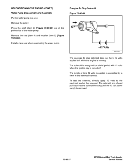 Bobcat MT52 Mini Track Loader Service Manual - Image 11