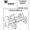 Bobcat Power Rake Attachments Service Manual SN 925100101 - Image 2